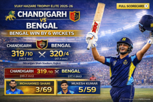 Chandigarh vs Bengal