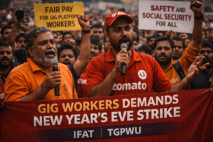 Gig Workers Demands New Year's Eve Strike IFAT TGPWU"
​